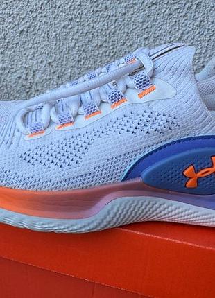 Кросівки under armour flow dynamic біло-синьо-помаранчеві 3