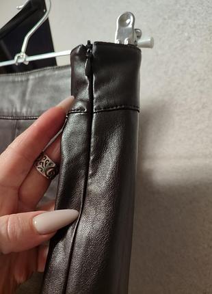 Шкіряні кюлоти zara 4