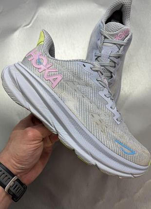 Кроссовки hoka clifton 9 gull sea ice