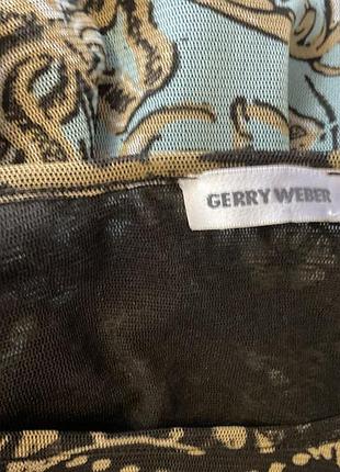 Принтовая блузка- сеточка/ l/ brend gerry weber 4