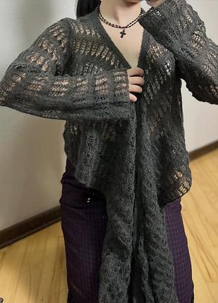 Кадиган павутинка вовна вінтаж стиль