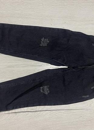 Продам чорні джинси мом зара 4-5р 110 см