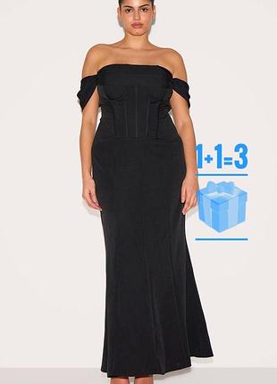 Довга корсетна сукня prettylittlething