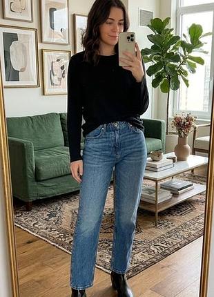 Джинси жіночі zara прямі сині xs