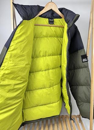 Чоловічий пуховик jack wolfskin down 700 storm lock оригінал outdoor куртка розмір xl-xxl 4