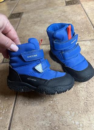 Черевики geox amphibiox для хлопчиків, розмір 22, сині