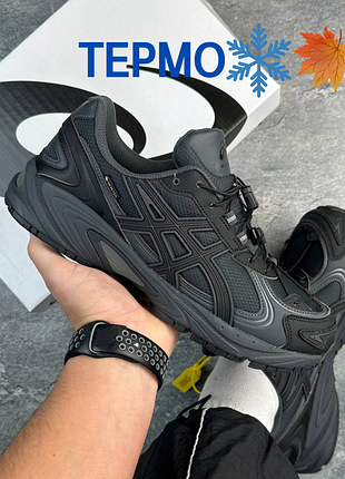Чоловічі термо кросівки asics gel-kahana tr v4 black/grey gore-tex