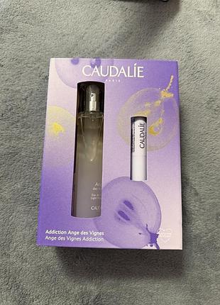 Подарунковий набір caudalie ange des vignes addiction парфумована вода та бальзам для губ
