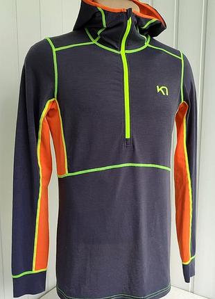 Женская спортивная кофта, рашгард, спортивный лонгслив kari traa. размер м.