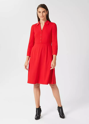 Віскозна міді сукня hobbs tanya ponte dress