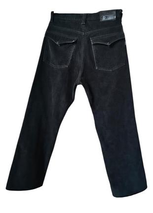 Щільні теплі вельветові джинси брюки omans black leon vintage y2k w29 l34