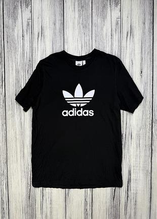 Adidas футболка оригинал черная xl спортивная мужская