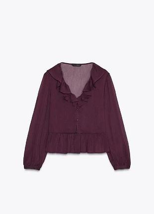 Блуза zara топ zara блузка 4