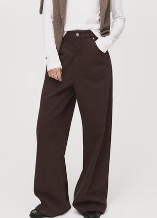 Жіночі коричневі джинси mango розмір 38
