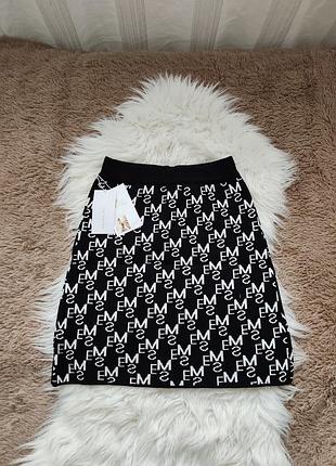Жіноча трикотажна спідниця тепла 34-36р xs-s