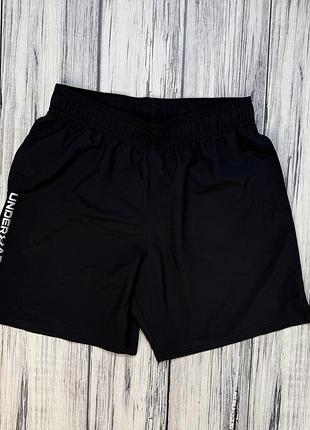 Under armour шорты оригинал черные l m спортивные тренировочные