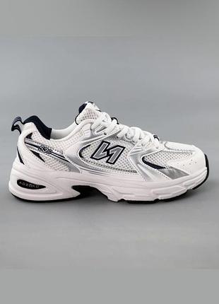 Кросівки new balance 530 біло-сріблясті 36 розмір 24 см