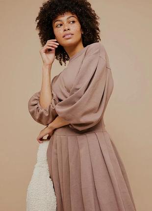 🥰 сукня світшот на флісі topshop бавовна