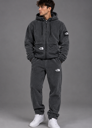 Чоловічий флісовий костюм the north face / теплий спортивний костюм tnf