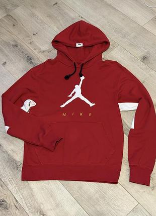 Худі nike червоне з логотипом jumpman