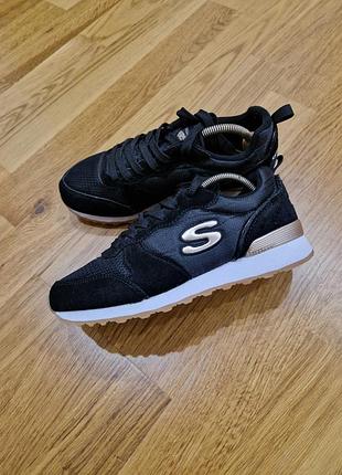 Замшевые кроссовки skechers/ размер 38(24см) оригинал