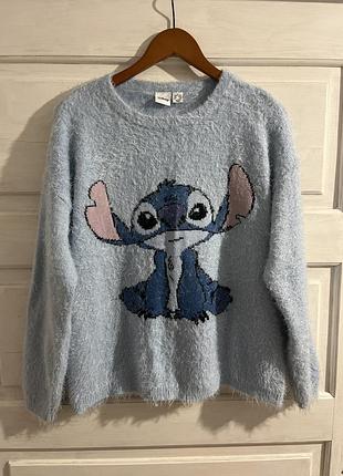 Светр вільного крою stich травка пухнастий стіч