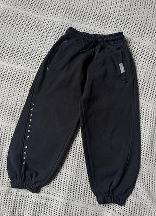 Широк чорні джогери оверсайз zara спортивні штани шаровари