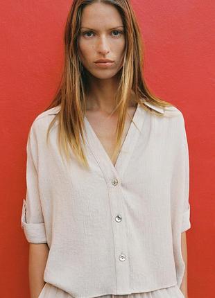 Zara топ блуза женская р.xs