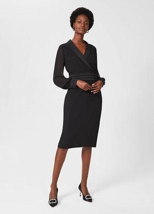 Сукня міді hobbs fridah tux shift sleeve dress, black