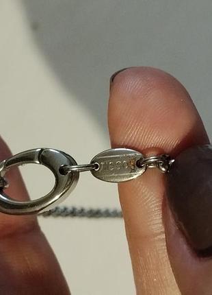 Fossil,цепочка подвески, сталь, маркировка 4