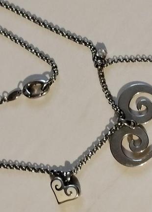 Fossil,цепочка подвески, сталь, маркировка 5