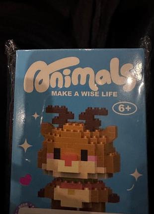 Конструктор animals олень блоковий 6+