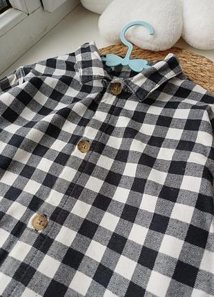 Рубашка в клетку zara 6