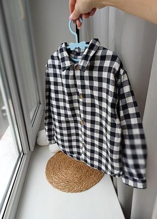 Рубашка в клетку zara