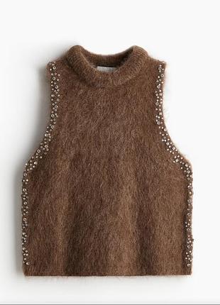 Безрукавка светр гольф h&m