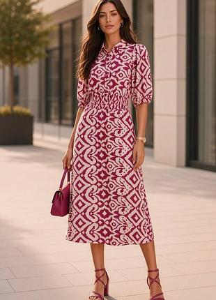 Вискозное миди платье m&amp;s collection