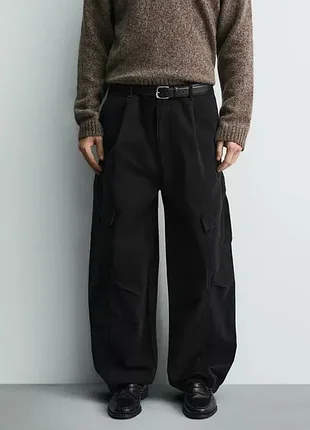 Джинси штани zara карго relaxed fit