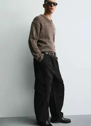 Джинси штани zara карго relaxed fit 4