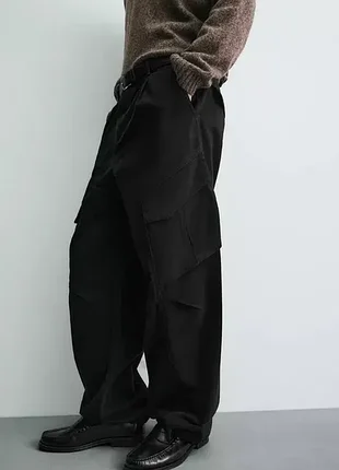 Джинси штани zara карго relaxed fit 5