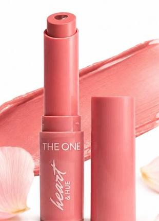 Відтіночний бальзам для губ the one heart & hue 48260 рожевий