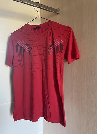 Червона оригінальна футболка adidas originals