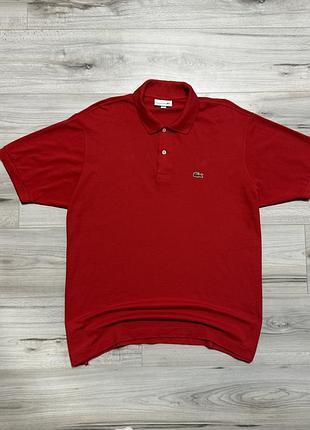 Люксовая футболка поло лакост lacoste l1212 classic fit pique polo shirt, xxl, оригинал