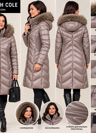 Женское зимнее пальто kenneth cole new york