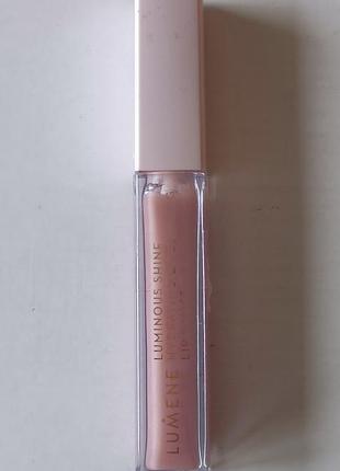 Блеск для губ lumene luminous shine hydrating lip gloss, #1 pale honey новый