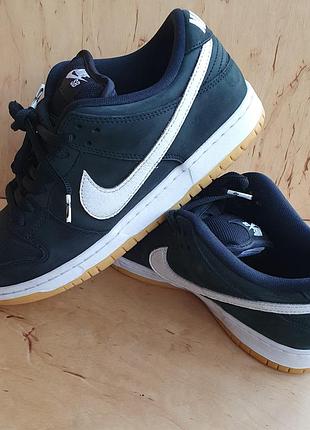 Кросівки nike sb dunk low pro black gum 42-42,5 розмір