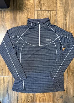 Термокофта жіноча regatta great outdoors xl | спортивний лонгслів half zip | для бігу, трекінгу, туризму | стан нової