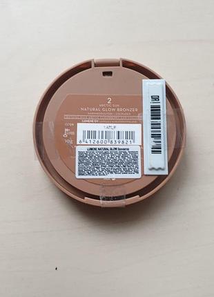 Lumene natural glow bronzer 02 artic sun бронзер для лица 4