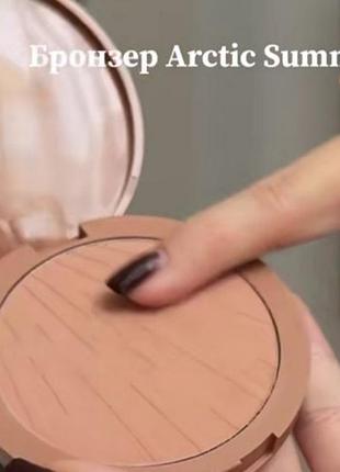 Lumene natural glow bronzer 02 artic sun бронзер для лица 9