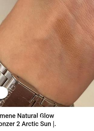 Lumene natural glow bronzer 02 artic sun бронзер для лица 7