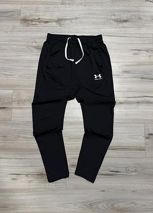 Чорні спортивні штани андер армор under armour challenger track pants, m, оригінал